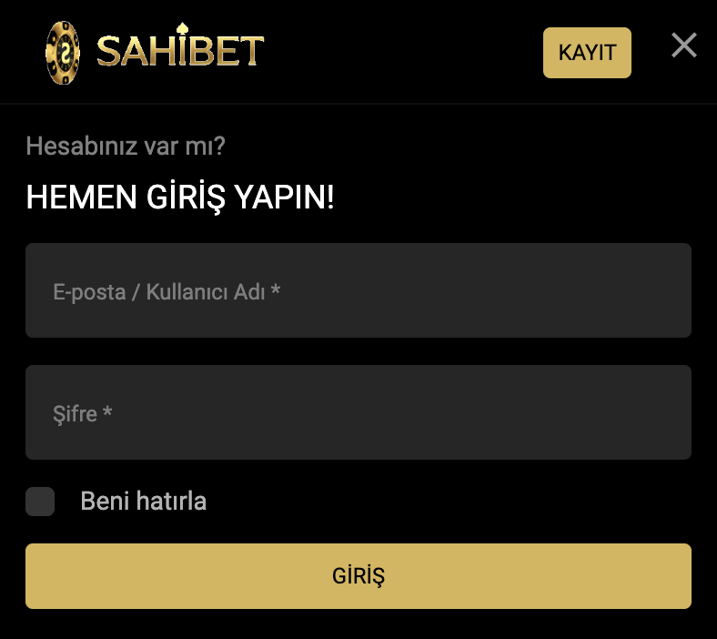 Sahibet Giriş 